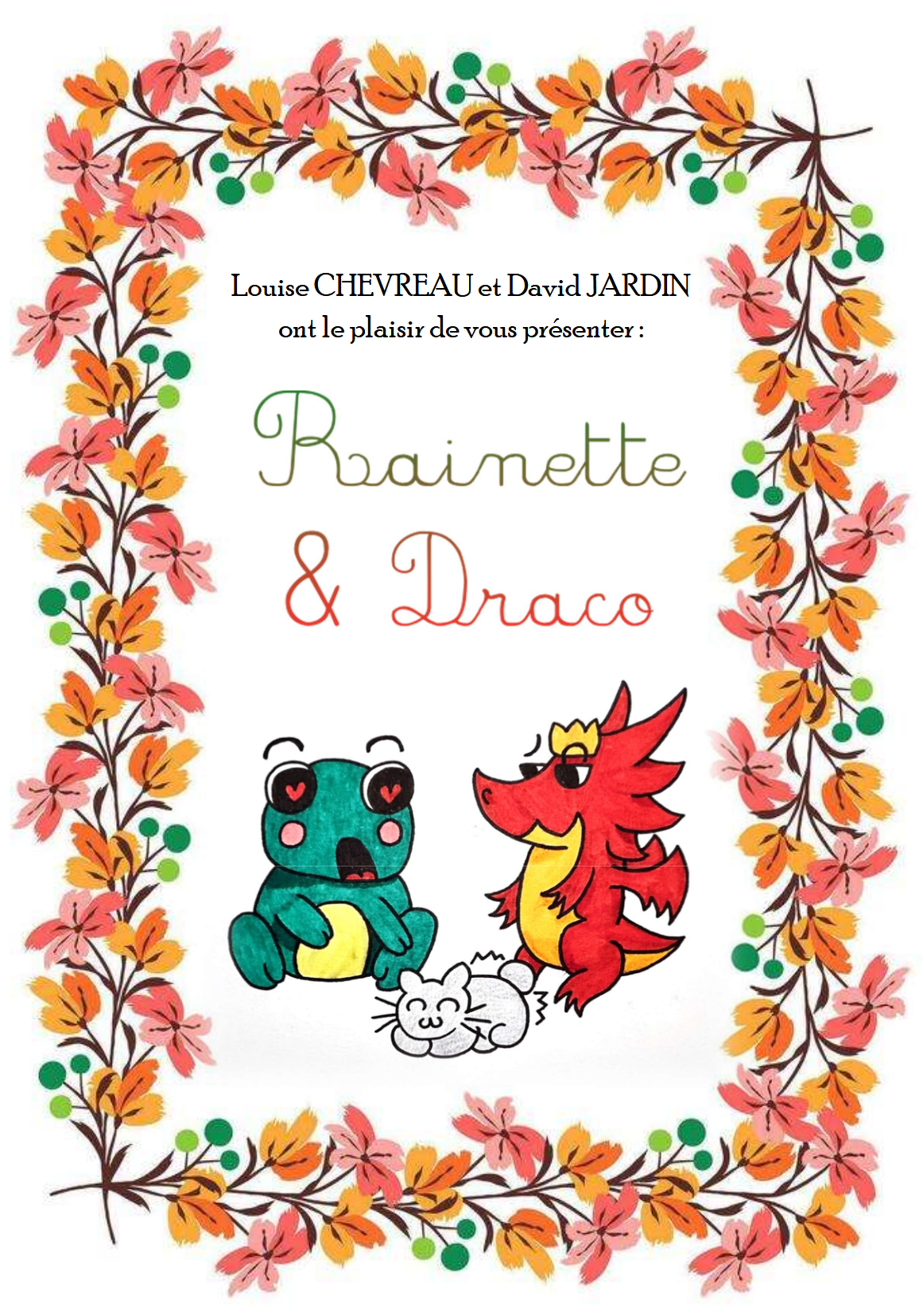 Faire-part Rainette et Draco